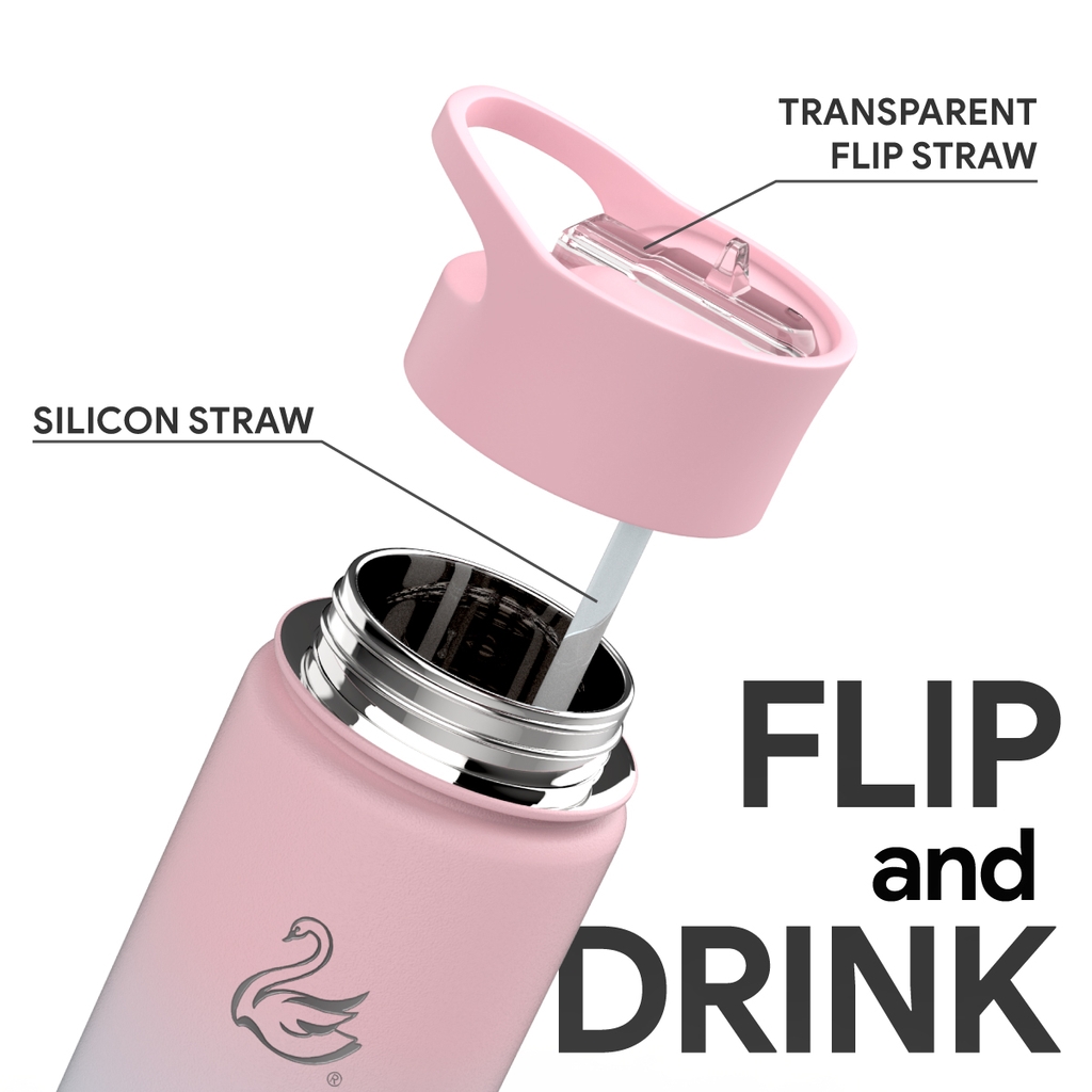 Bình giữ nhiệt 2GOOD Wide Mouth WM-02 532ml (Cotton Candy)