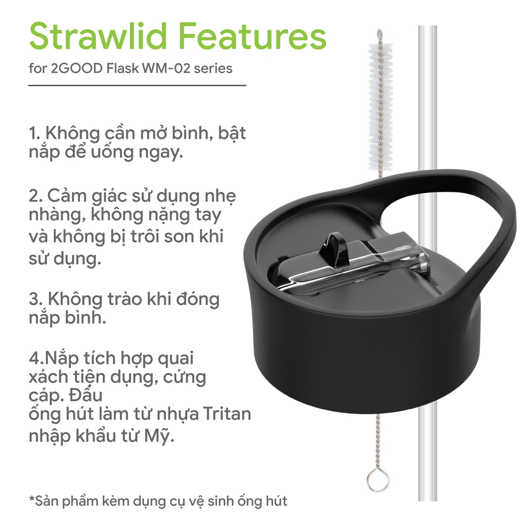 Bình giữ nhiệt 2GOOD Wide Mouth WM-02 946ml (Moonlight)