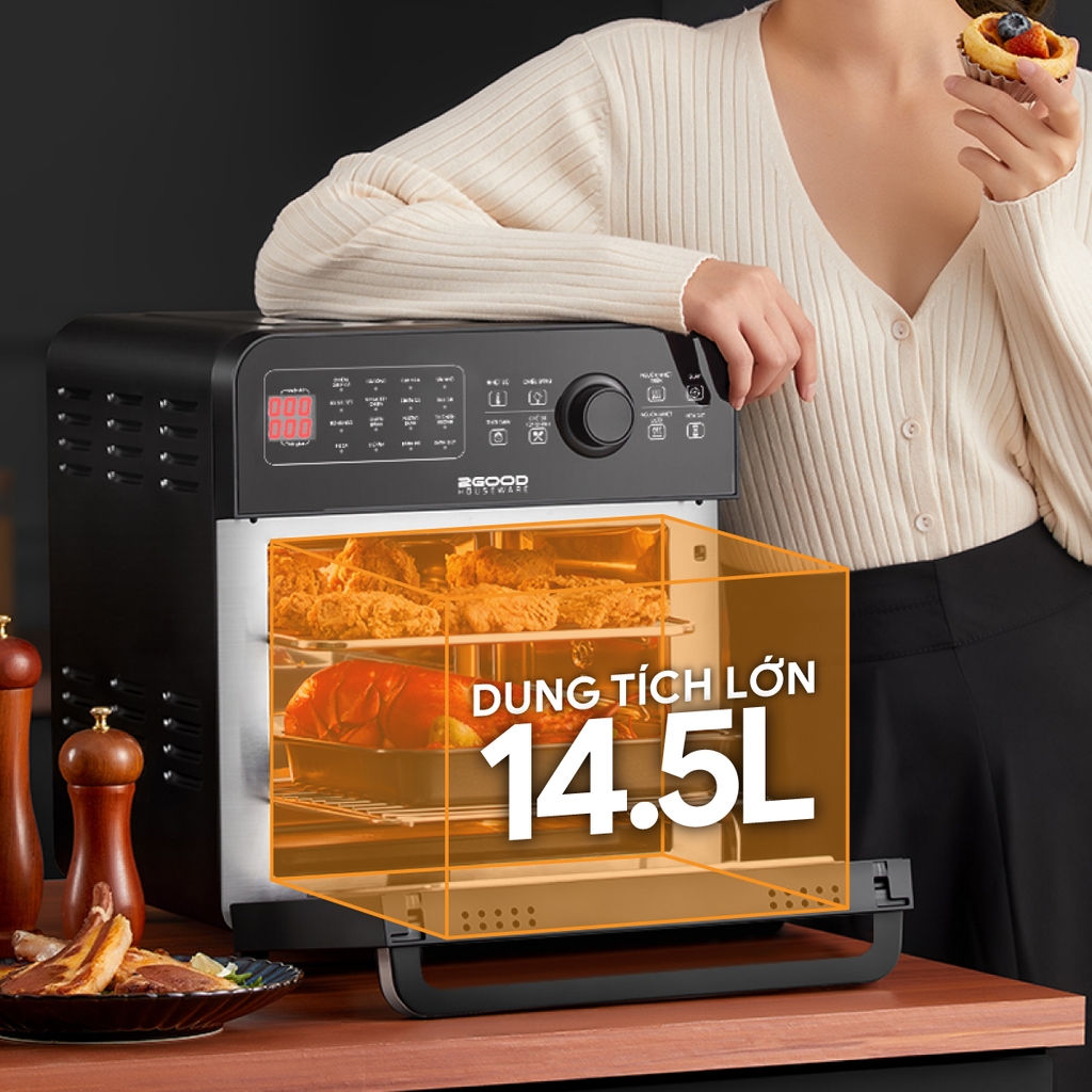 Nồi Chiên Không Dầu s2GOOD Vortex S-20 Air Fryer Oven (14.5L)